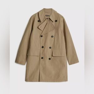 John Varvatos Tony Trench Coat Size 54 New With Tags $698
